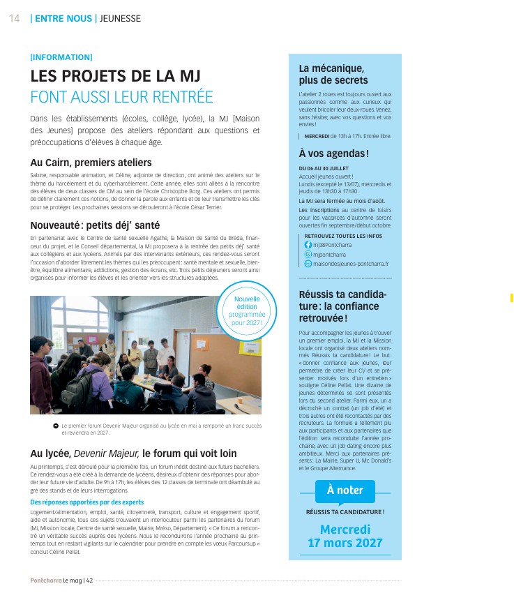 projets de la mj